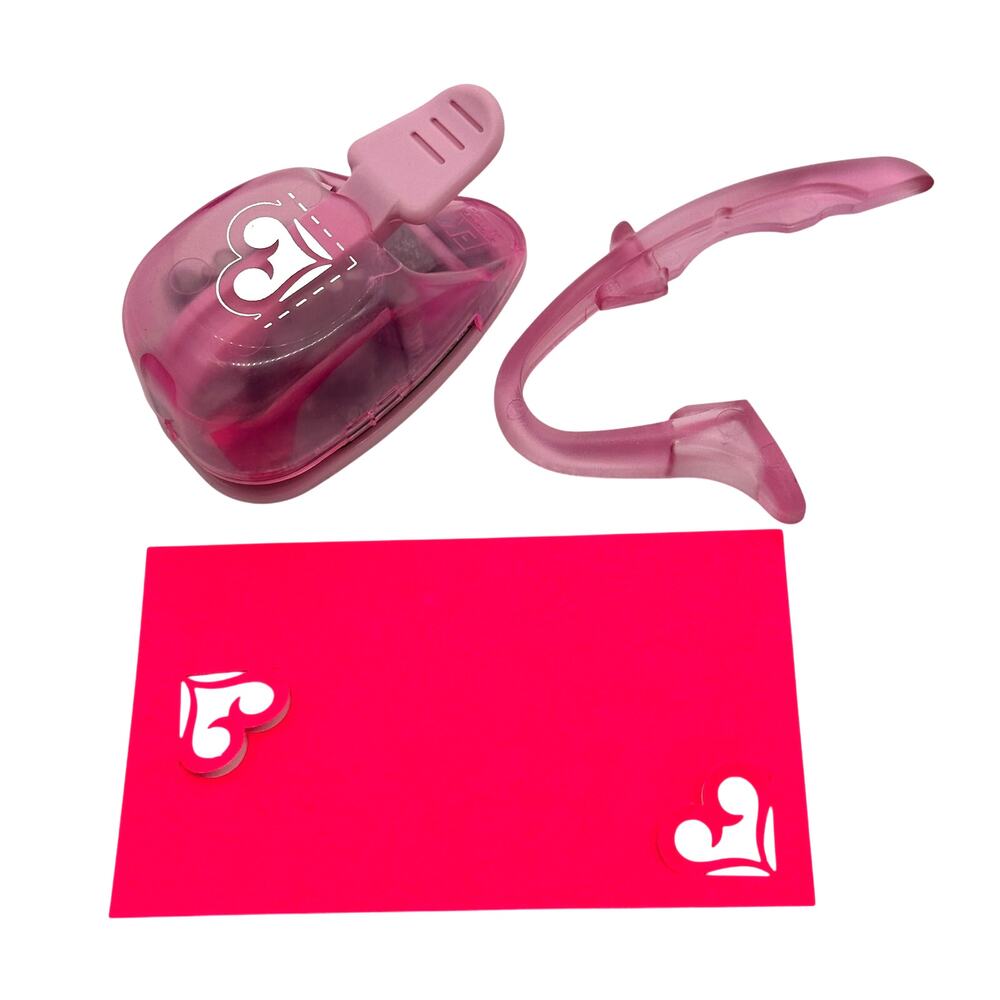 Paper Punch Heart Corner Or Border 3/4 inch Love Valentine's Wedding Crafts